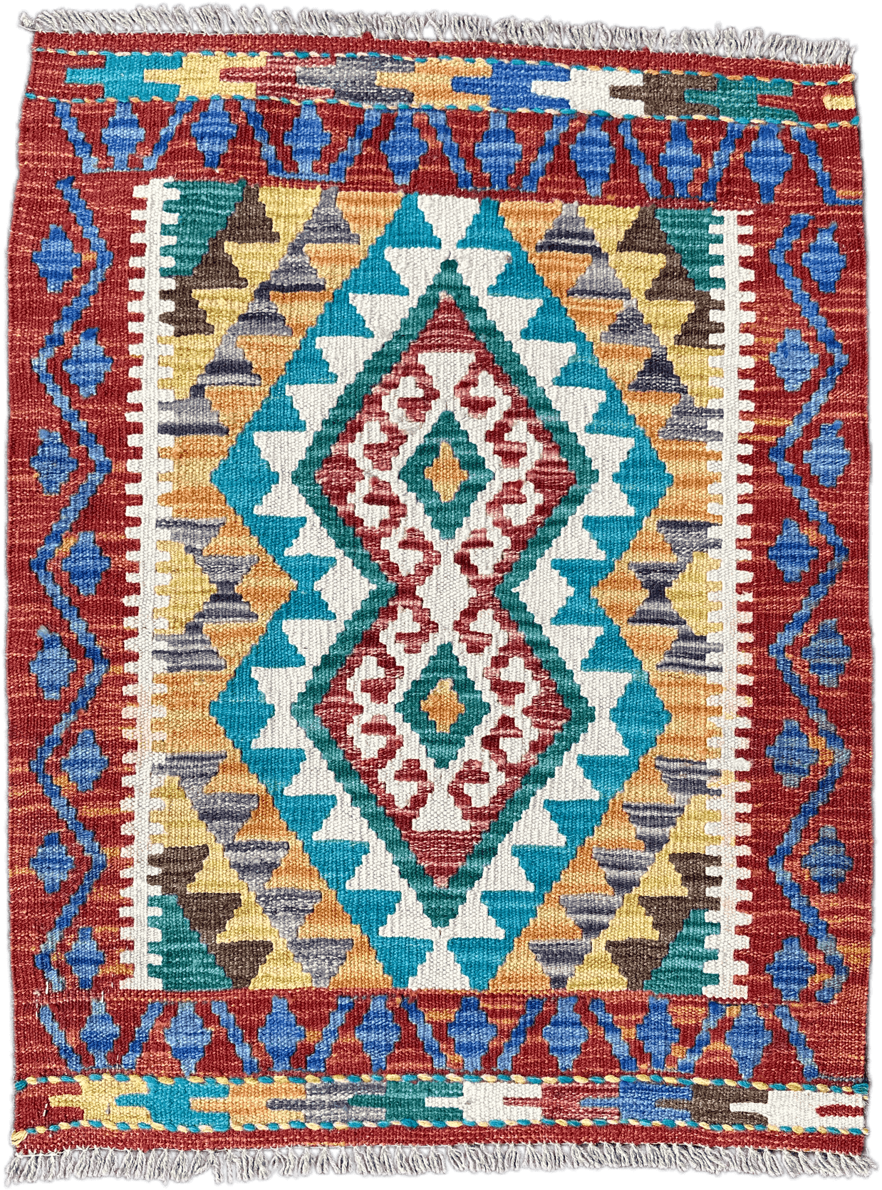 Chobi Kilim Rug - 83 cm x 64 cm