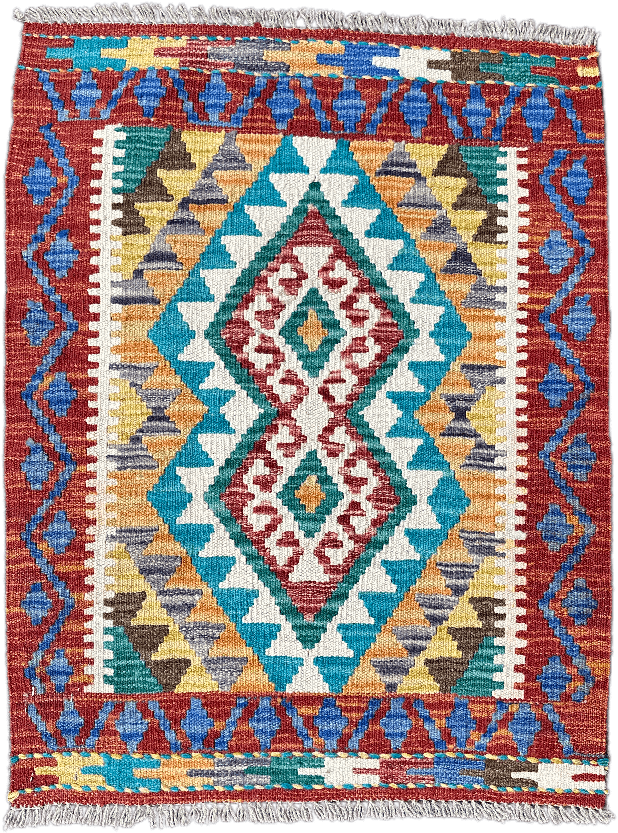 Chobi Kilim Rug - 83 cm x 64 cm