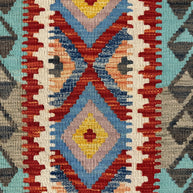 Chobi Kilim Rug - 96 cm x 56 cm