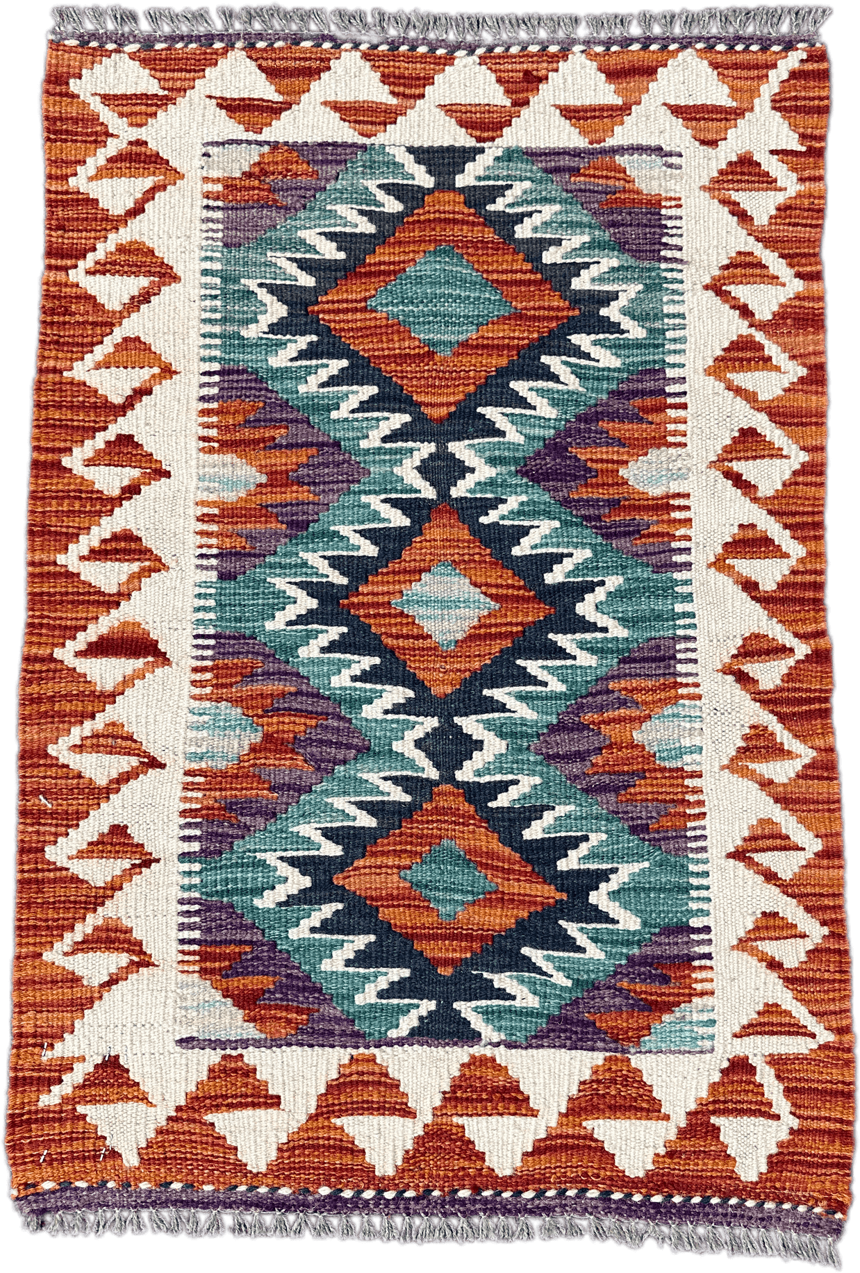 Chobi Kilim Rug - 85 cm x 58 cm