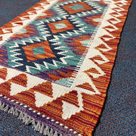 Chobi Kilim Rug - 85 cm x 58 cm