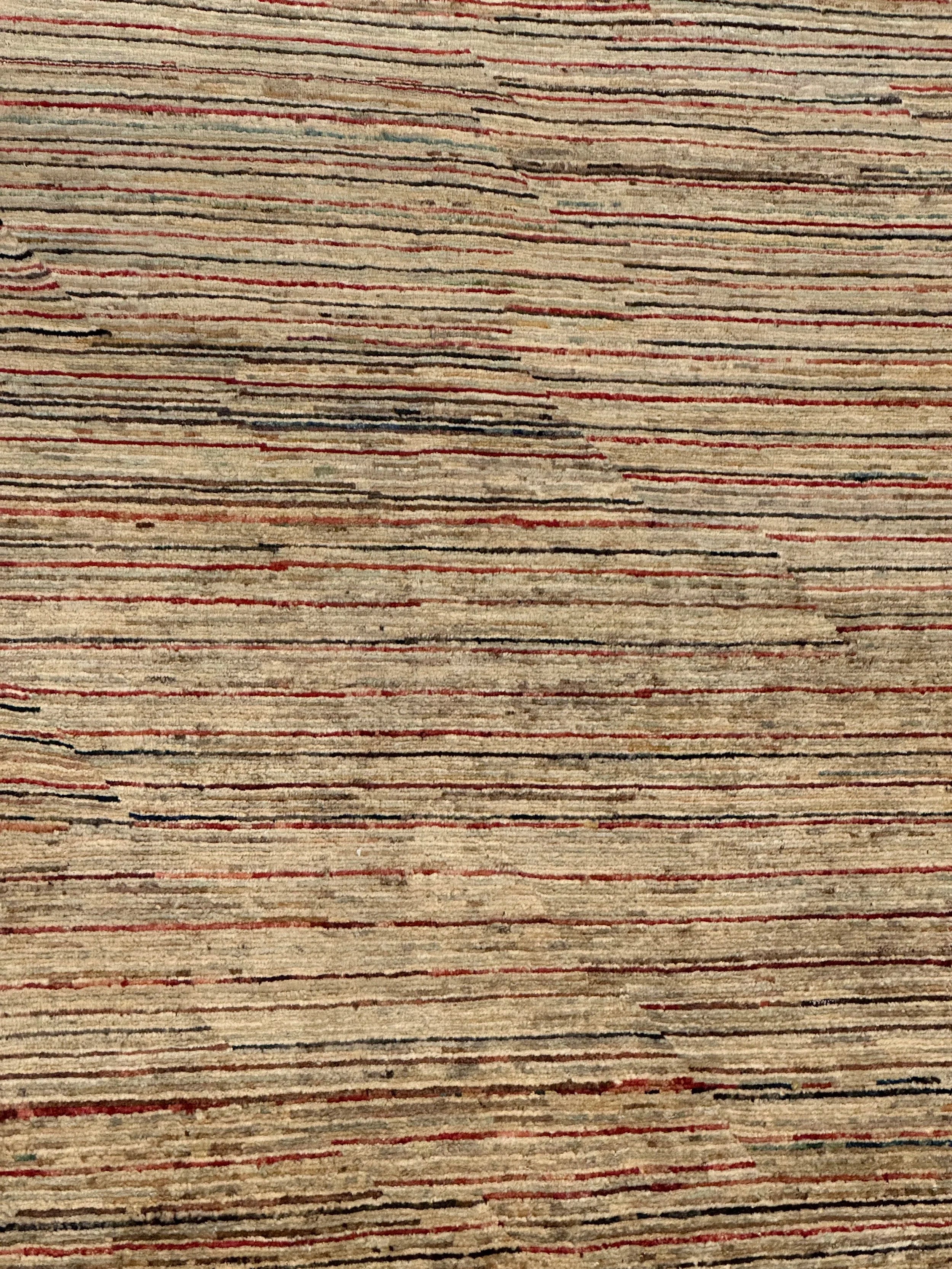 Afghan Modern Gabbeh Natural Dye Pure wool Pile Rug 300cm X 245cm