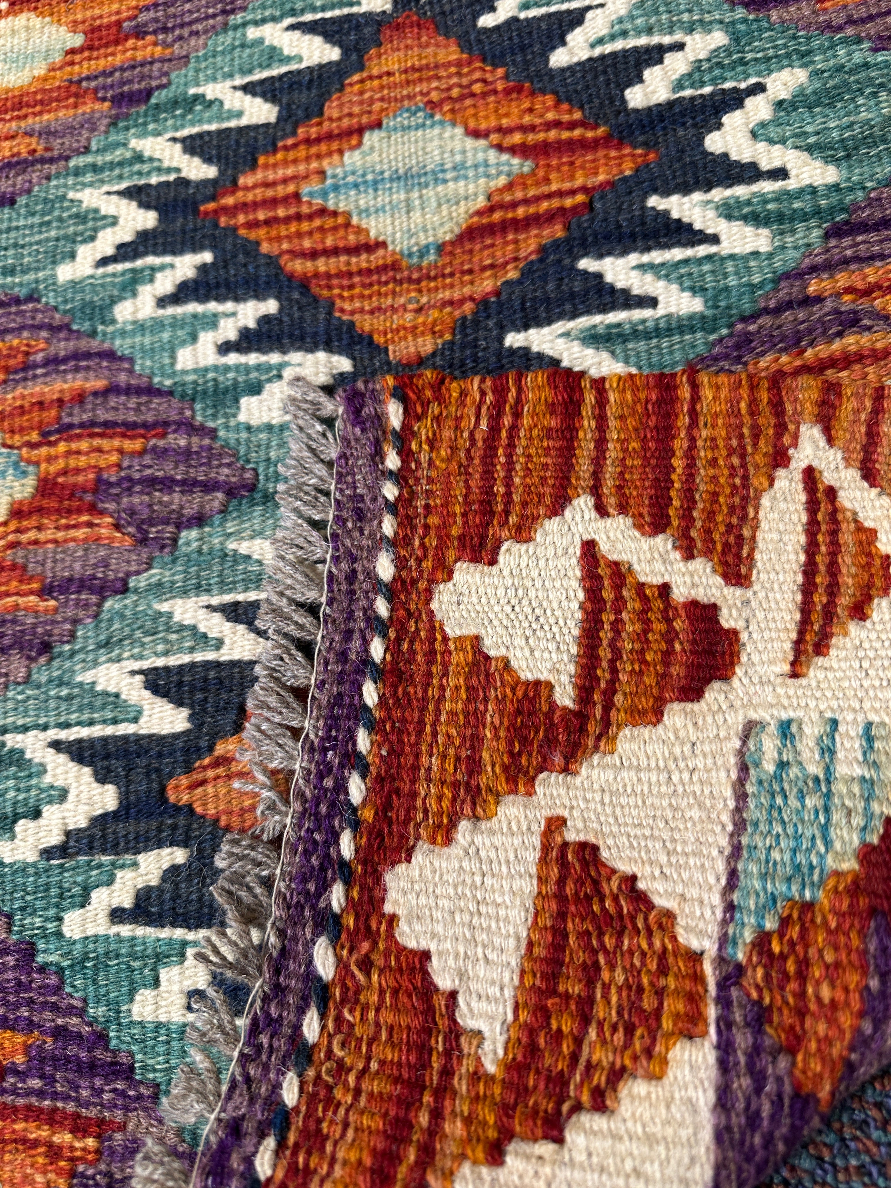 Chobi Kilim Rug - 85 cm x 58 cm