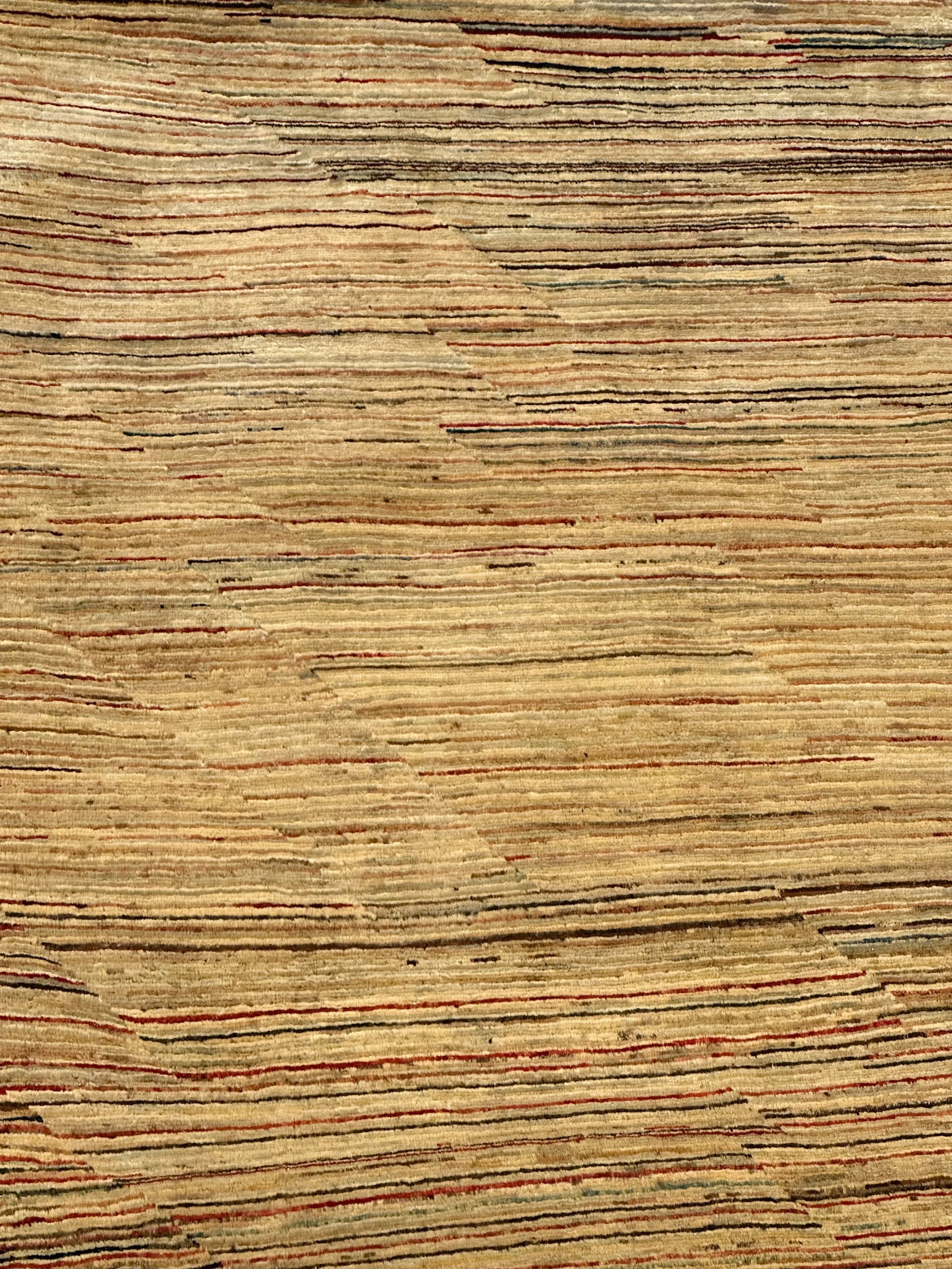 Afghan Modern Gabbeh Natural Dye Pure wool Pile Rug 300cm X 245cm