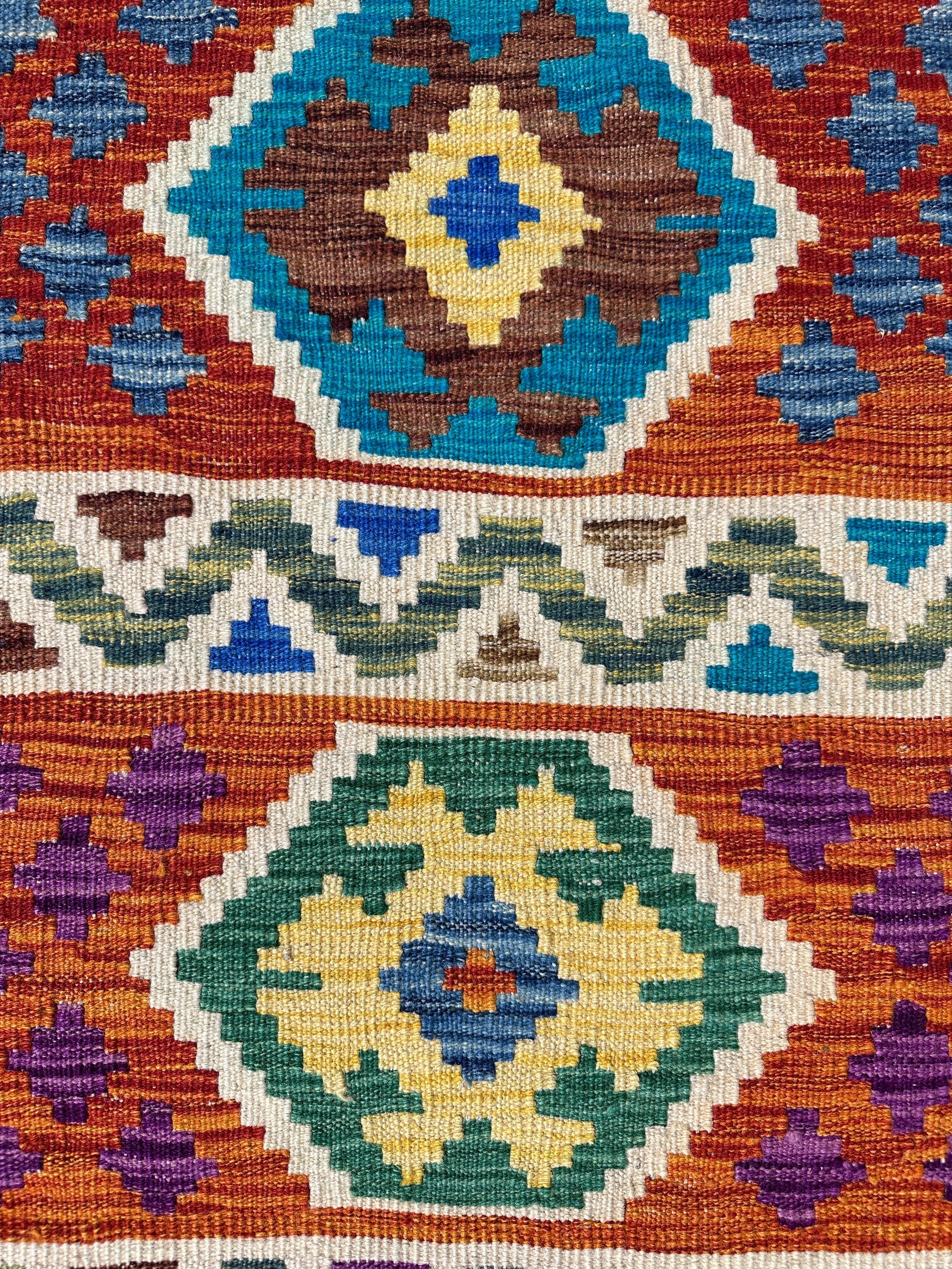 Chobi Kilim Rug - 91 cm x 60 cm