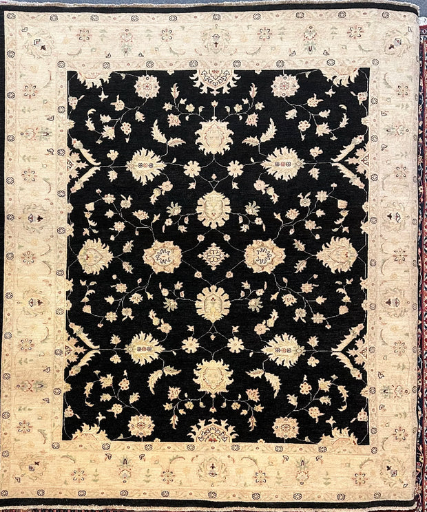 Tribal Chobi Natural Dye Hand Knotted Afghan Rug 295cm X 249cm