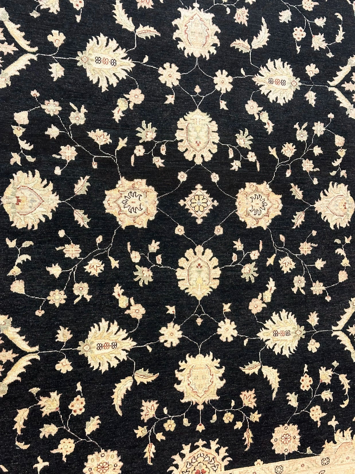 Tribal Chobi Natural Dye Hand Knotted Afghan Rug 295cm X 249cm