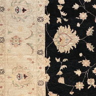 Tribal Chobi Natural Dye Hand Knotted Afghan Rug 295cm X 249cm