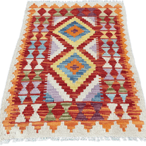 Chobi Kilim Rug - 86 cm x 59 cm