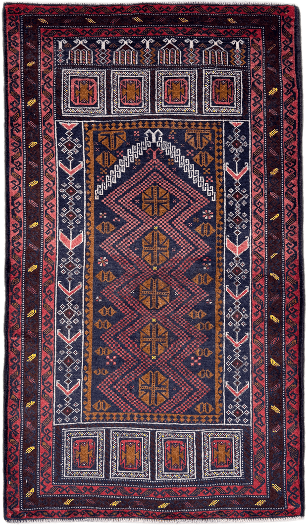 Baluchi Rug - 152 cm x 89 cm