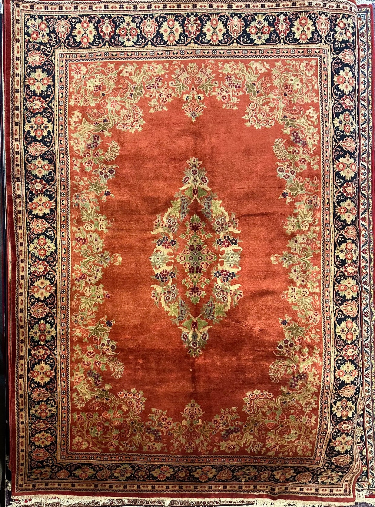 Persian Farhan old antique rug 1960 374x264cm