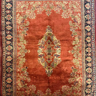 Persian Farhan old antique rug 1960 374x264cm