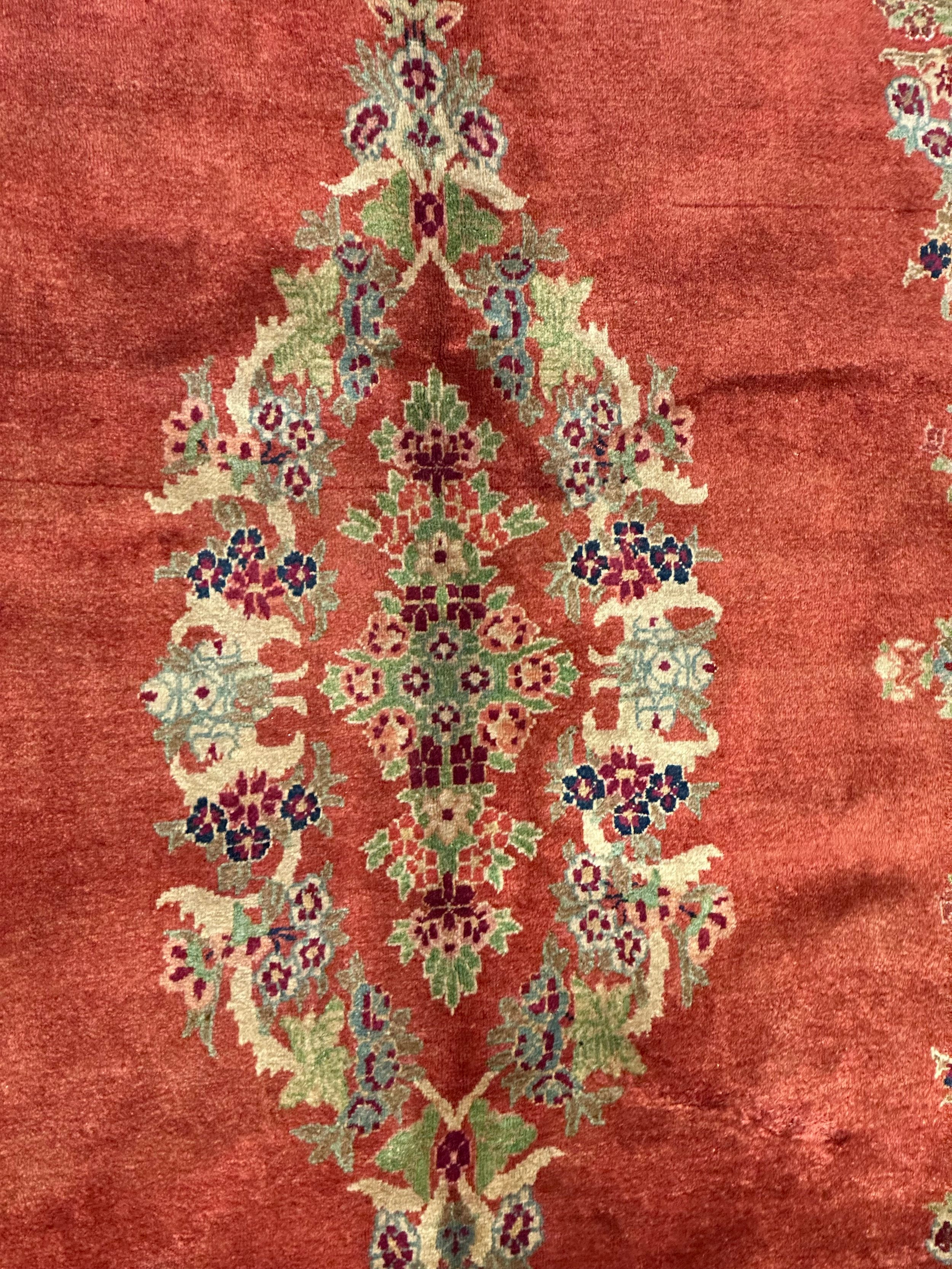 Persian Farhan old antique rug 1960 374x264cm
