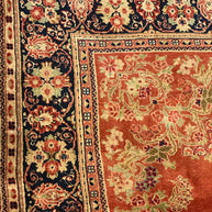 Persian Farhan old antique rug 1960 374x264cm
