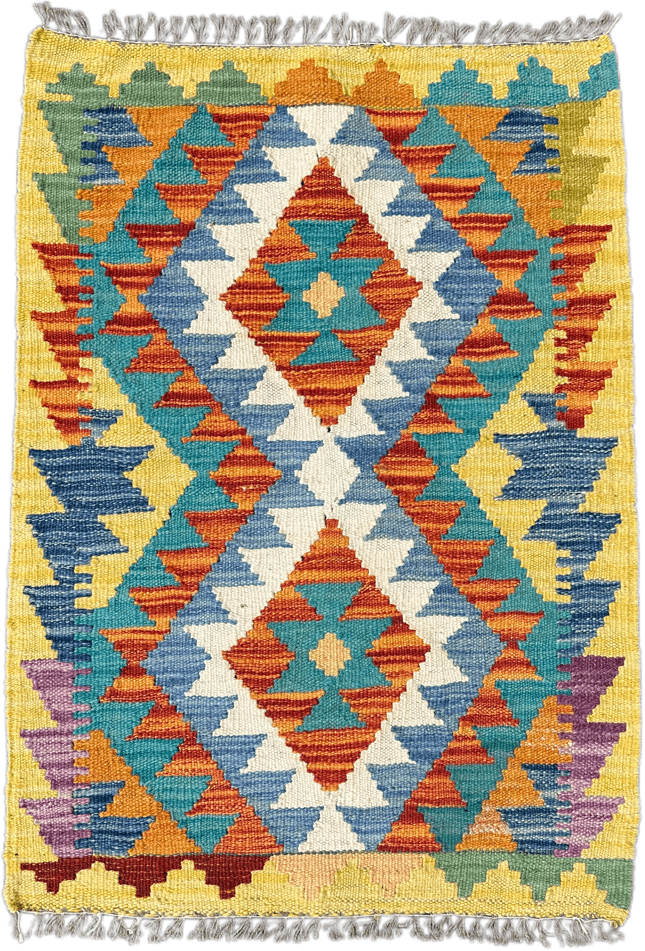Chobi Kilim Rug - 85 cm x 61 cm