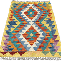 Chobi Kilim Rug - 85 cm x 61 cm