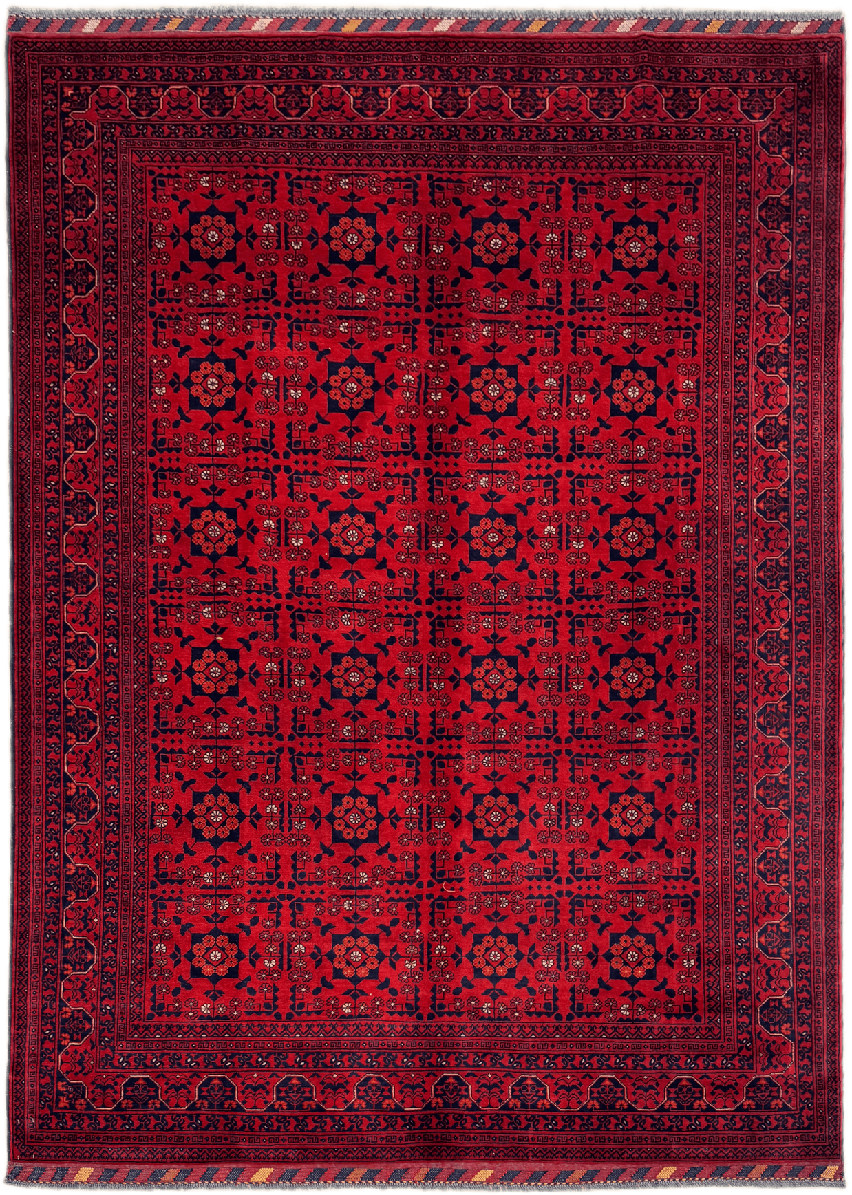 Tribal Khal Mohammedi fine Afghan Rug 100% Pure wool pile
