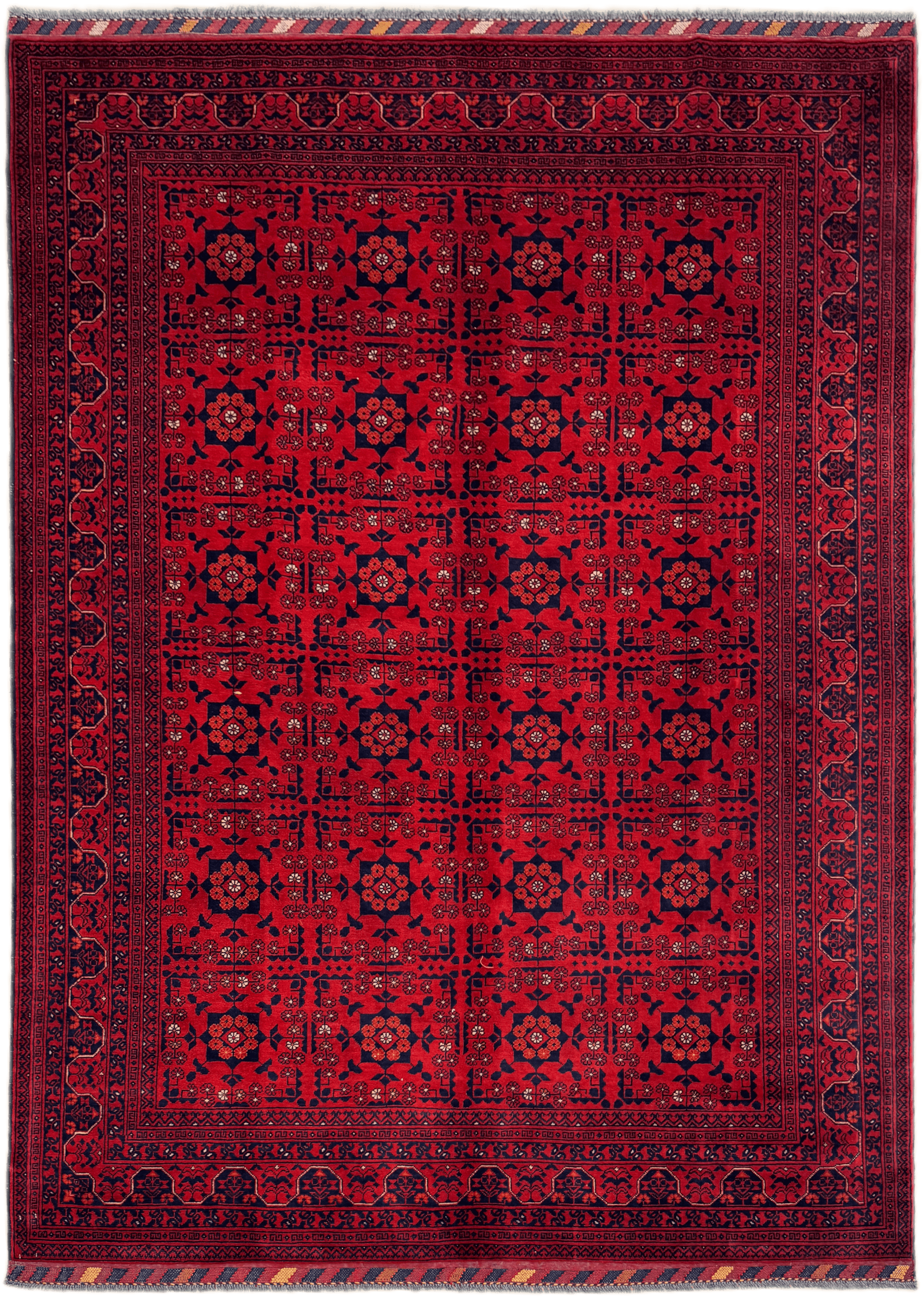 Tribal Khal Mohammedi fine Afghan Rug 100% Pure wool pile