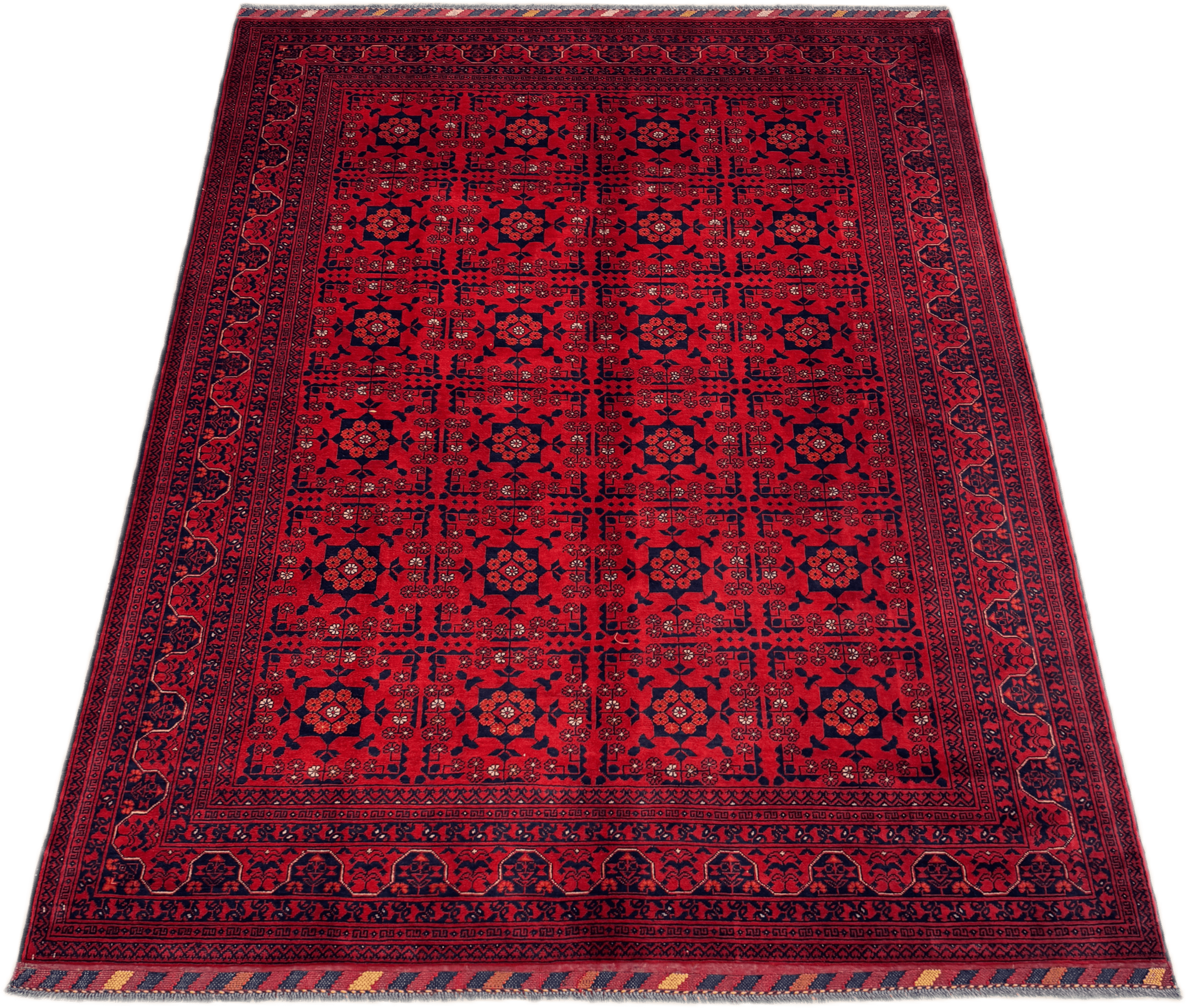 Tribal Khal Mohammedi fine Afghan Rug 100% Pure wool pile