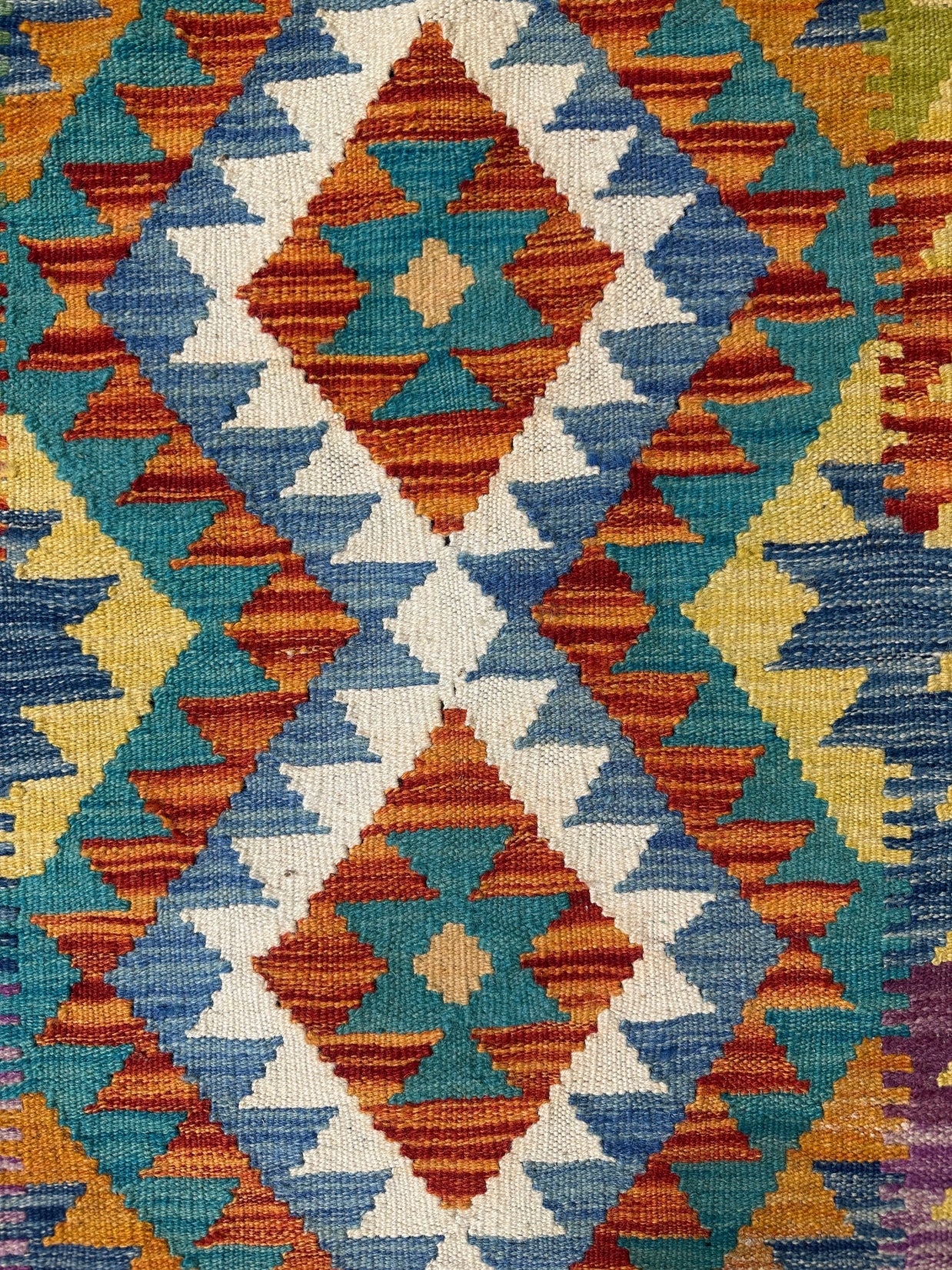 Chobi Kilim Rug - 85 cm x 61 cm