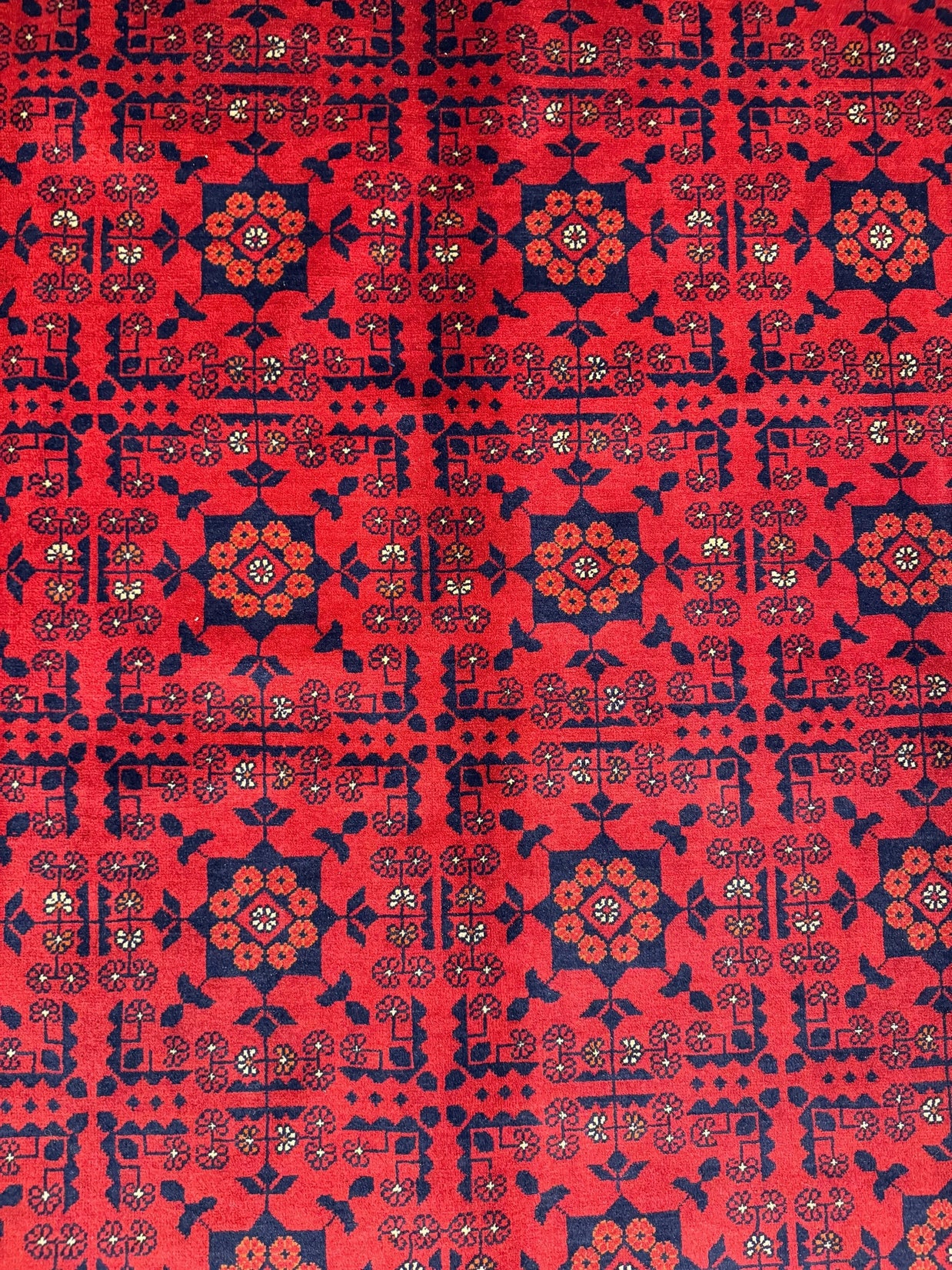 Tribal Khal Mohammedi fine Afghan Rug 100% Pure wool pile