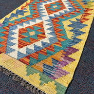 Chobi Kilim Rug - 85 cm x 61 cm