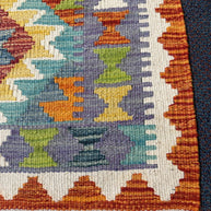 Chobi Kilim Rug - 80 cm x 63 cm