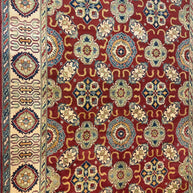 Tribal Kazak pure wool pile hand knotted Afghanistan 300x240cm