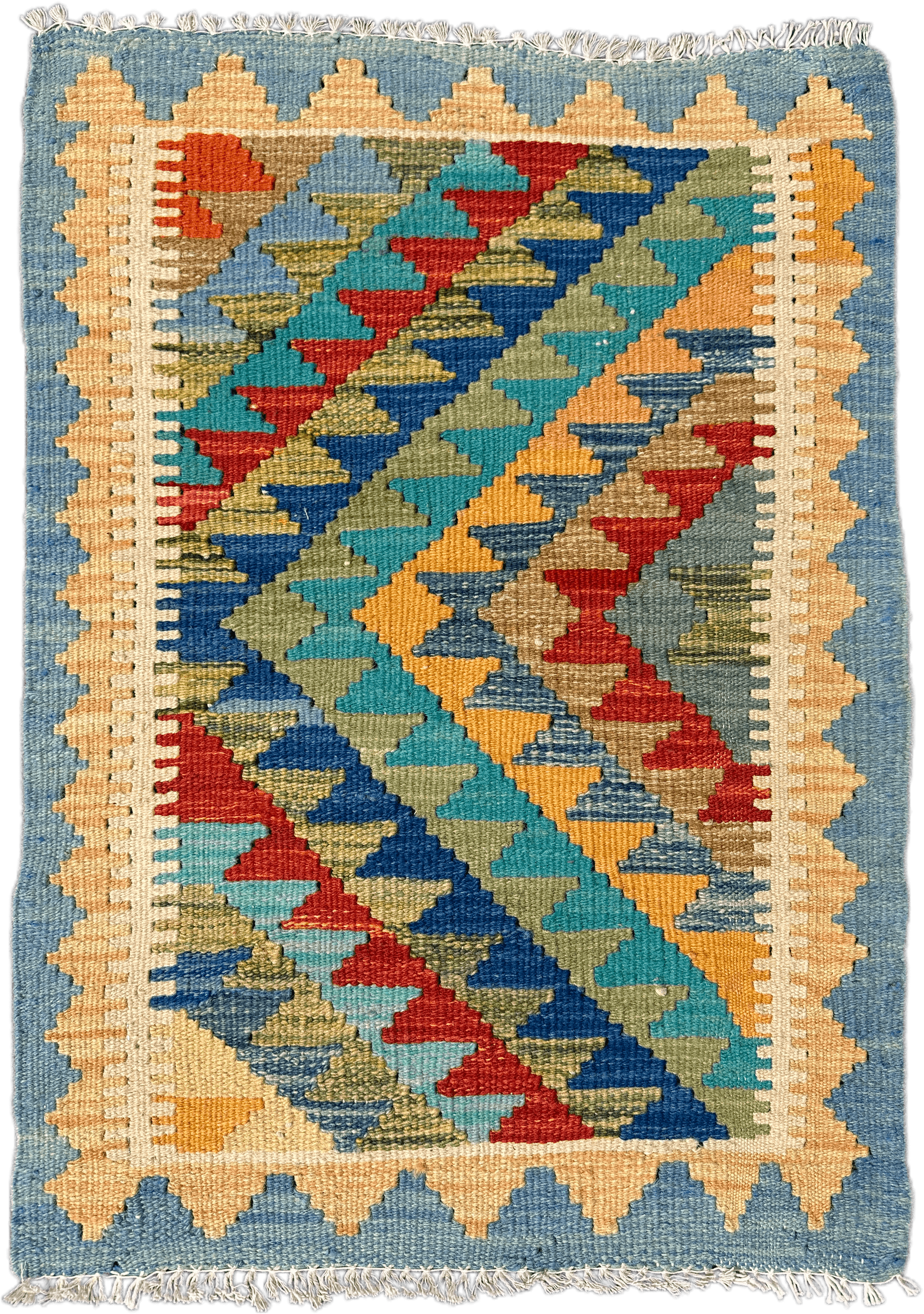 Chobi Kilim Rug - 80 cm x 58 cm