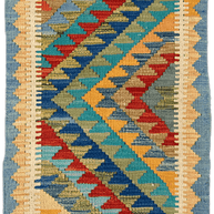 Chobi Kilim Rug - 80 cm x 58 cm