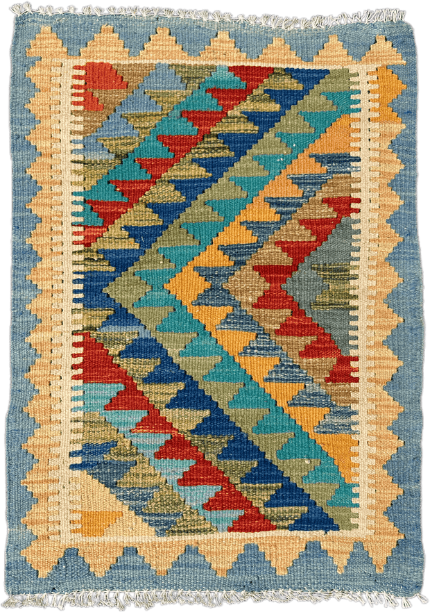 Chobi Kilim Rug - 80 cm x 58 cm