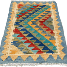 Chobi Kilim Rug - 80 cm x 58 cm