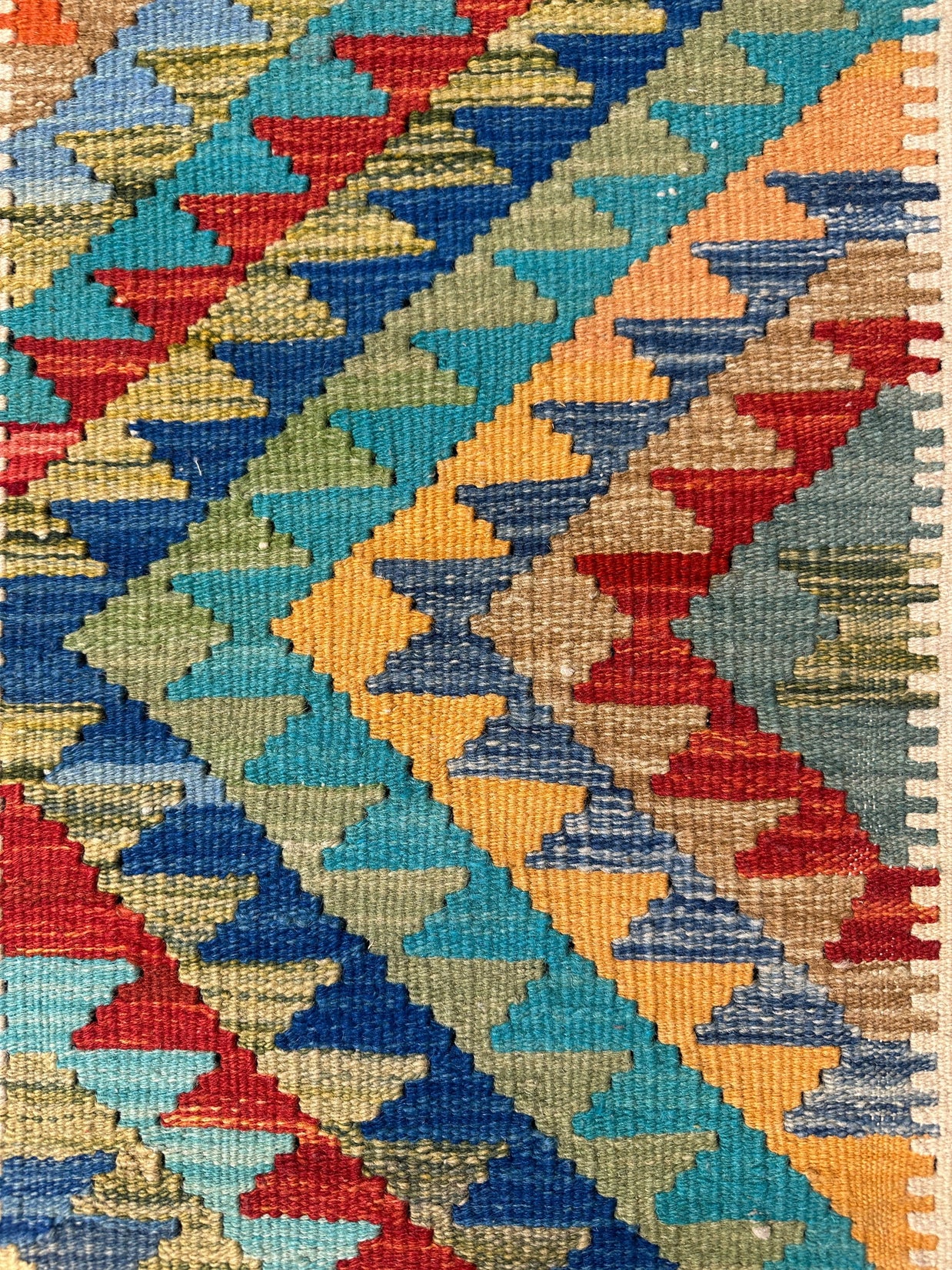 Chobi Kilim Rug - 80 cm x 58 cm