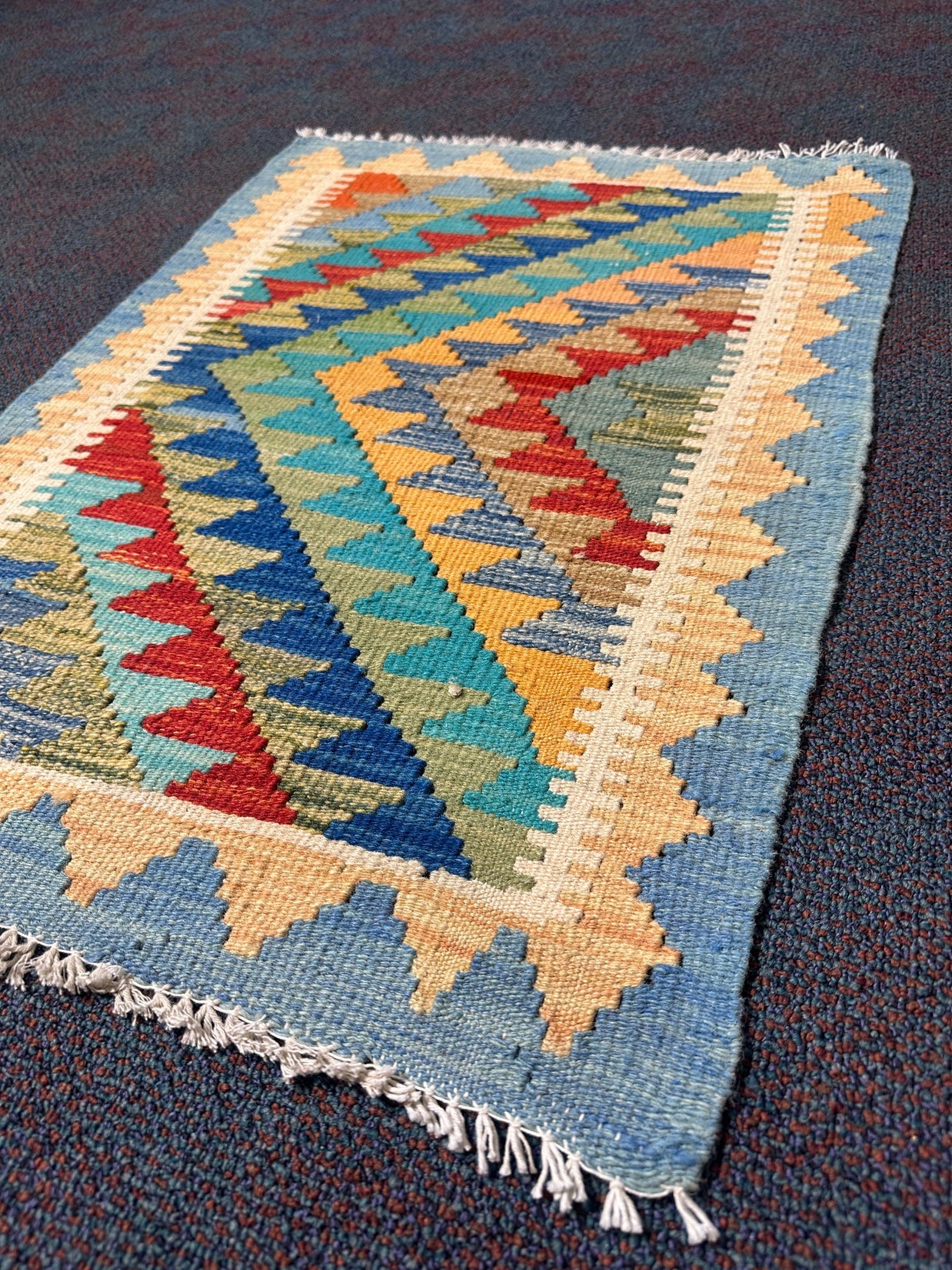 Chobi Kilim Rug - 80 cm x 58 cm