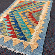 Chobi Kilim Rug - 80 cm x 58 cm