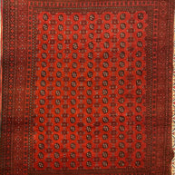 Afghan Turkman 333x254cm Hand knotted wool rug