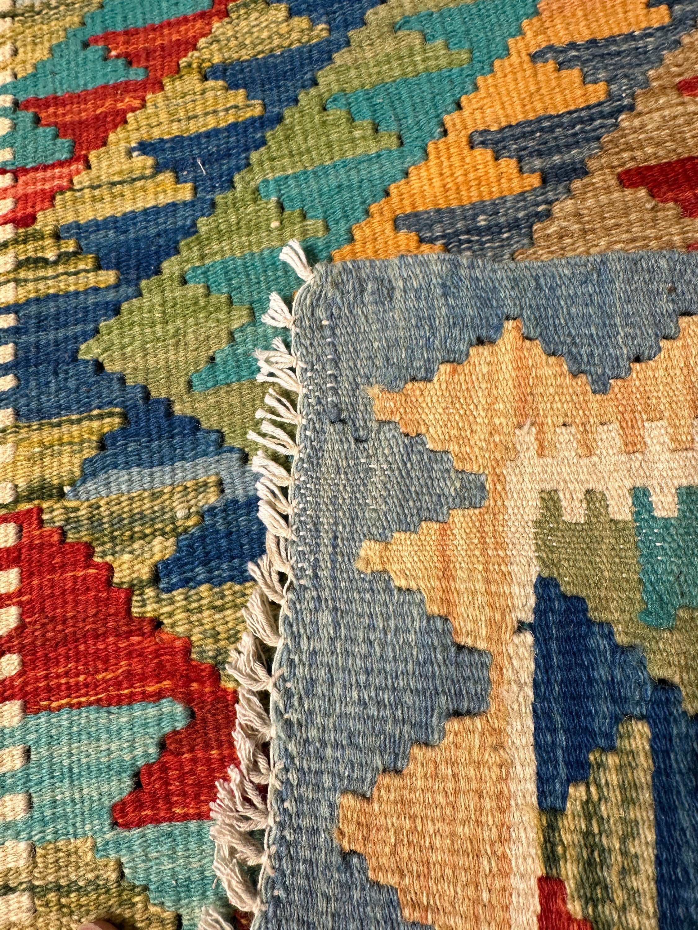 Chobi Kilim Rug - 80 cm x 58 cm