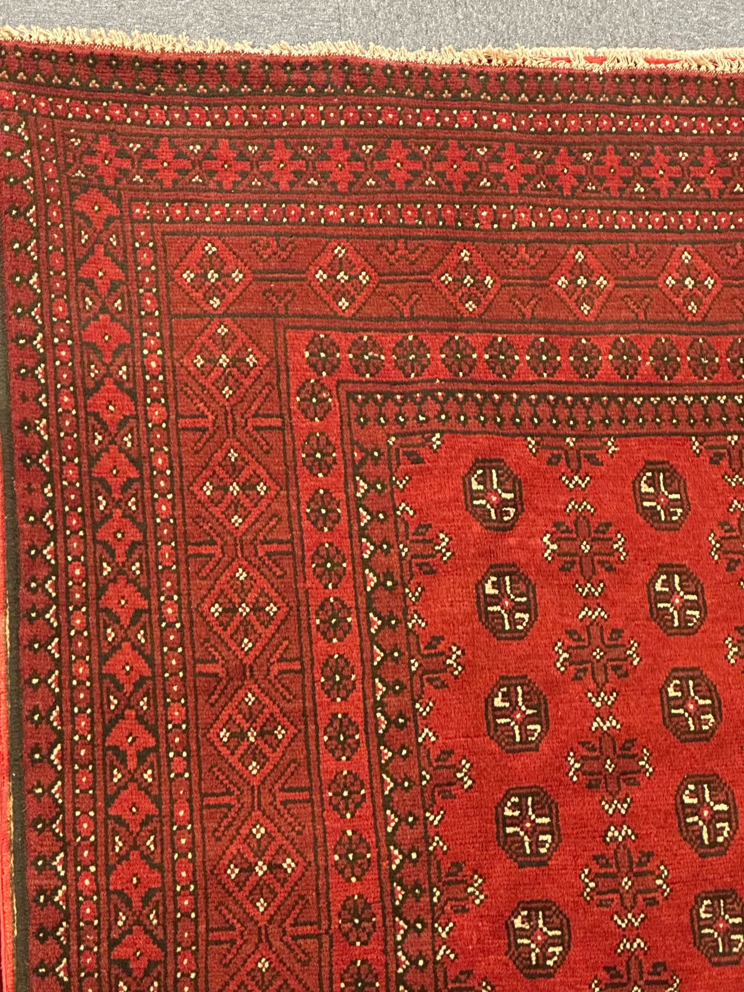 Afghan Turkman 333x254cm Hand knotted wool rug