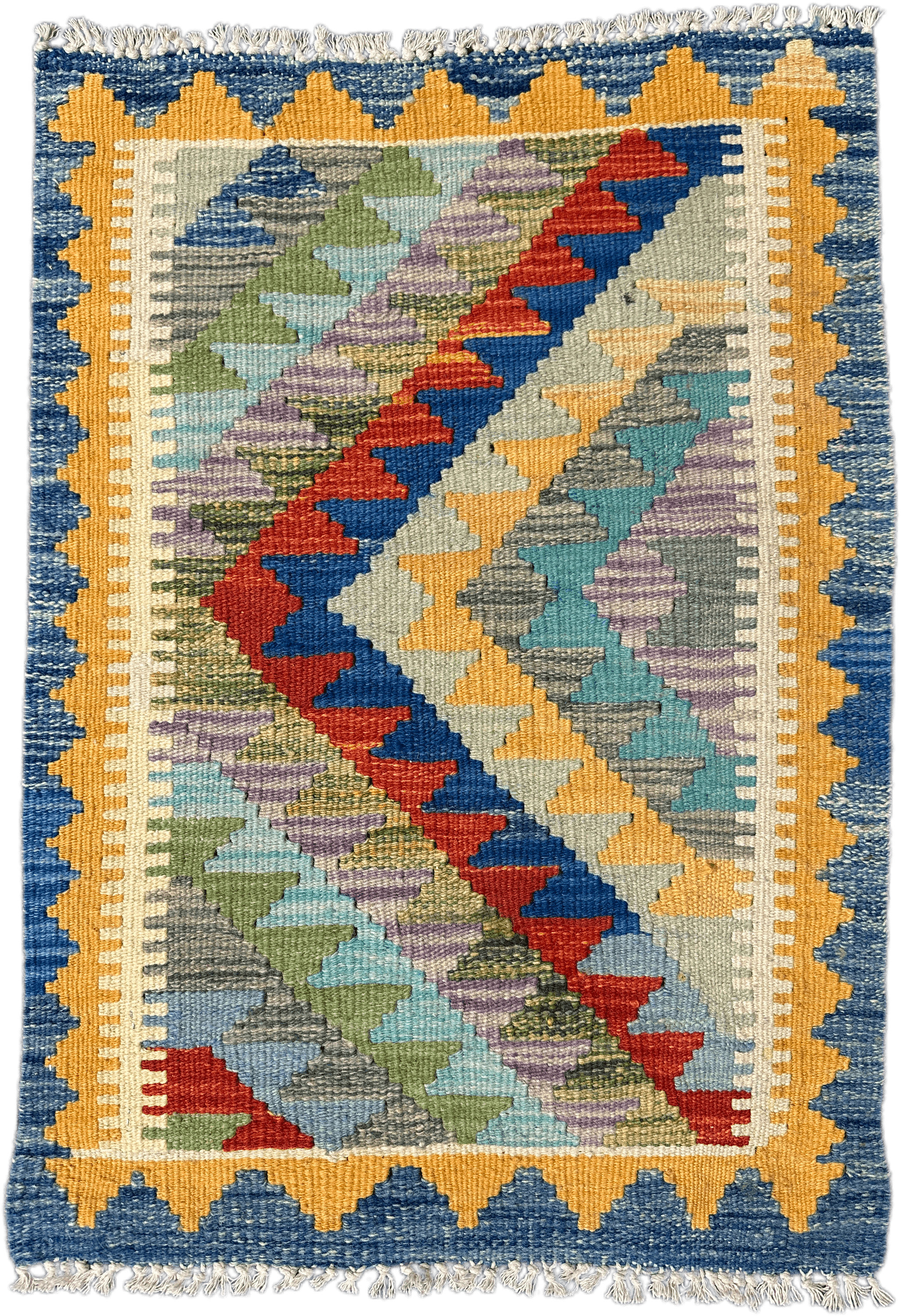 Chobi Kilim Rug - 81 cm x 57 cm