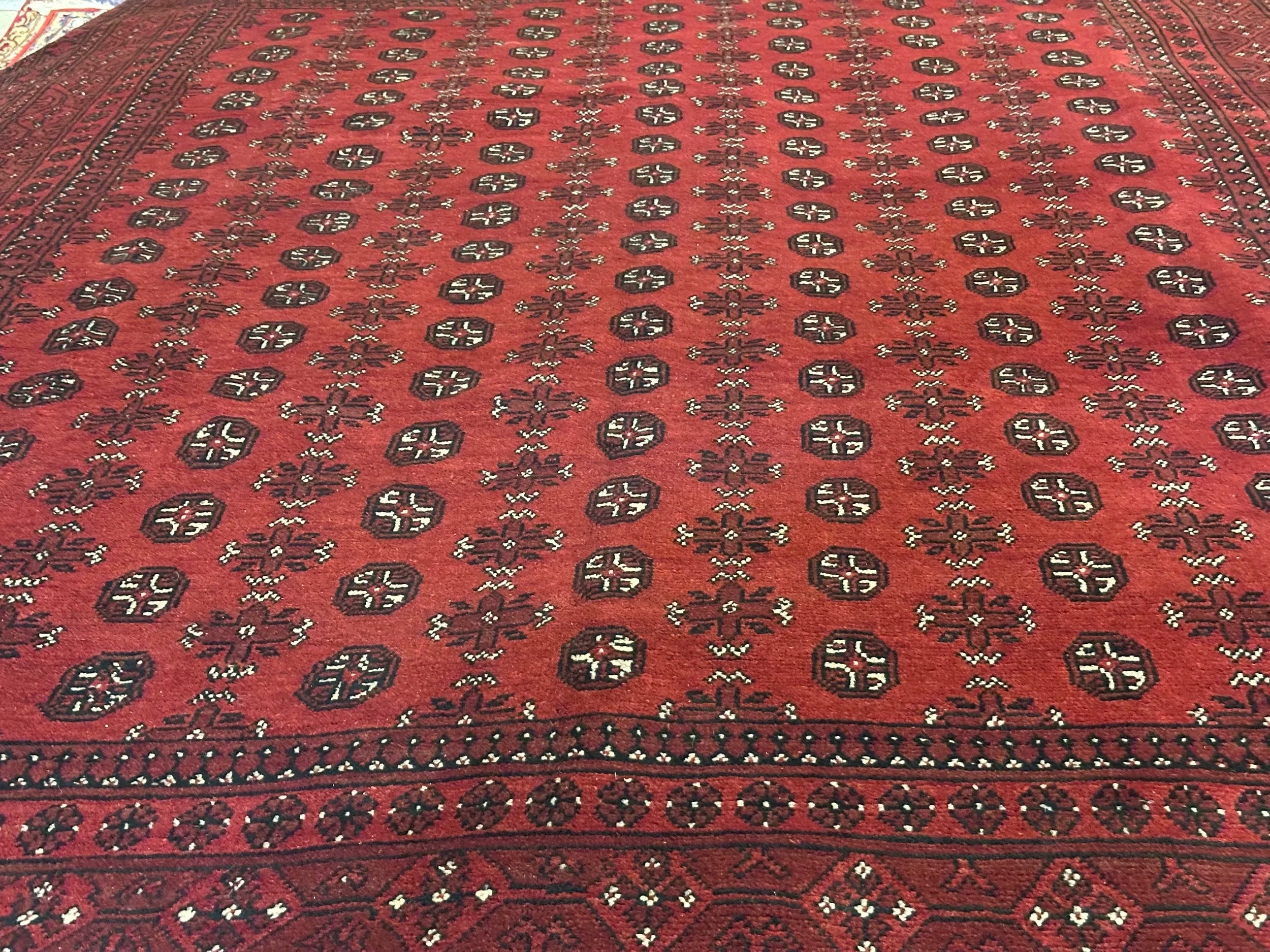 Afghan Turkman 333x254cm Hand knotted wool rug