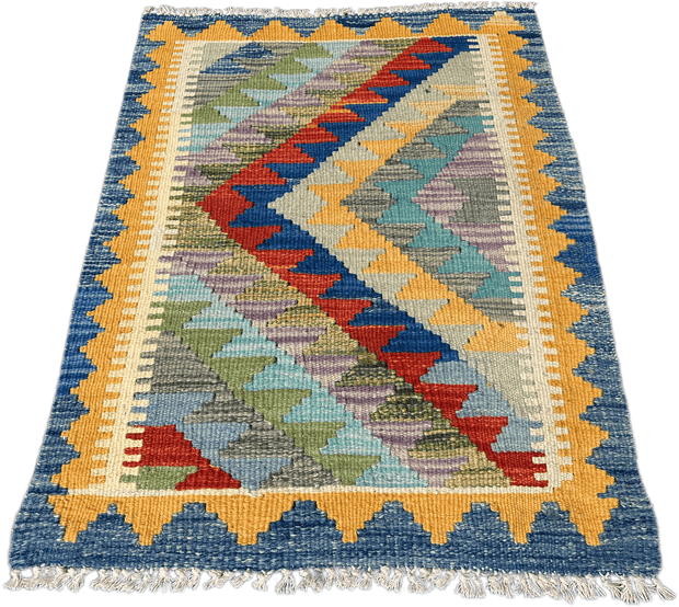 Chobi Kilim Rug - 81 cm x 57 cm
