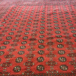 Afghan Turkman 333x254cm Hand knotted wool rug