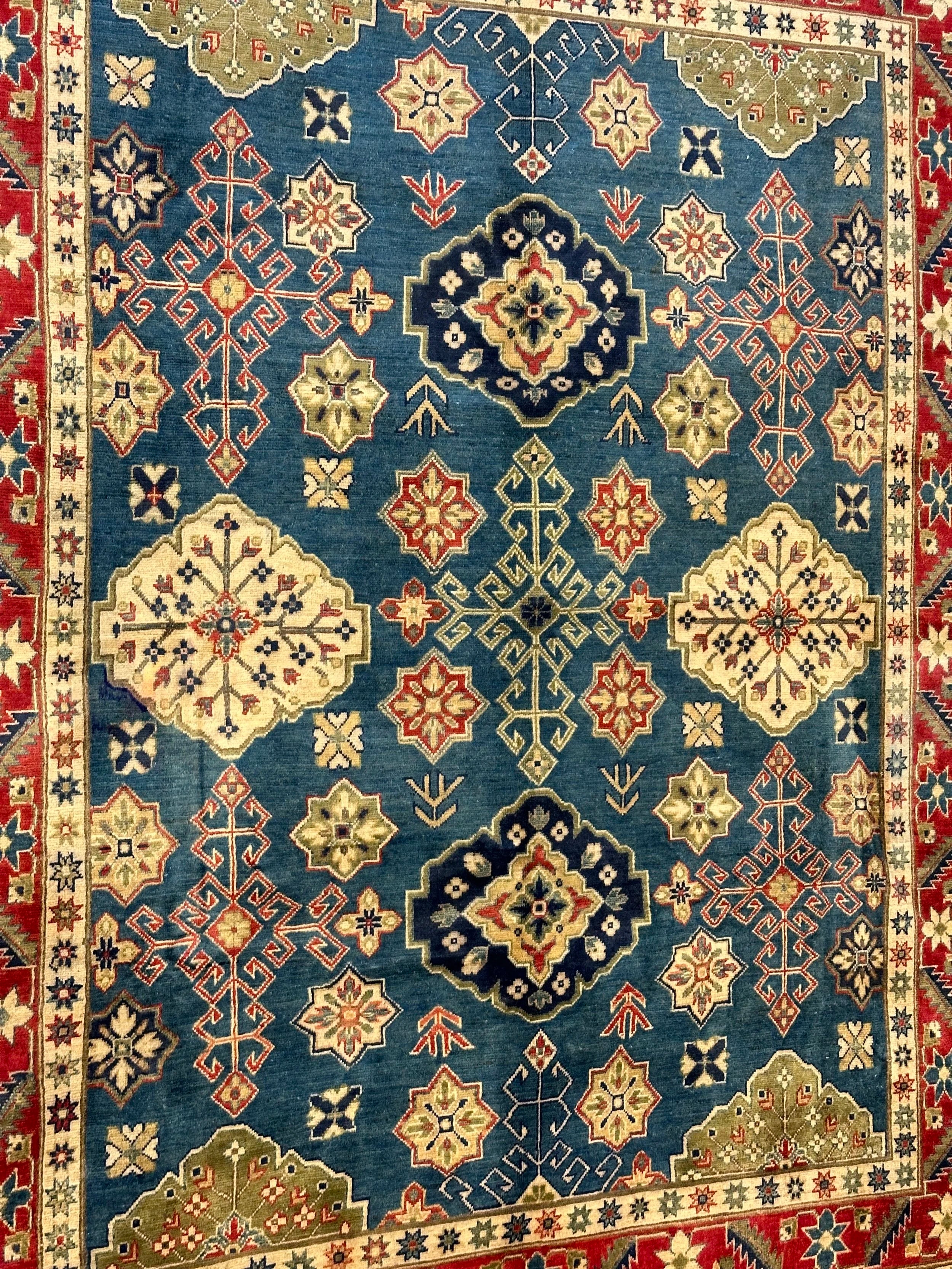 Tribal Kazak Pure wool pile hand knotted 300x245cm