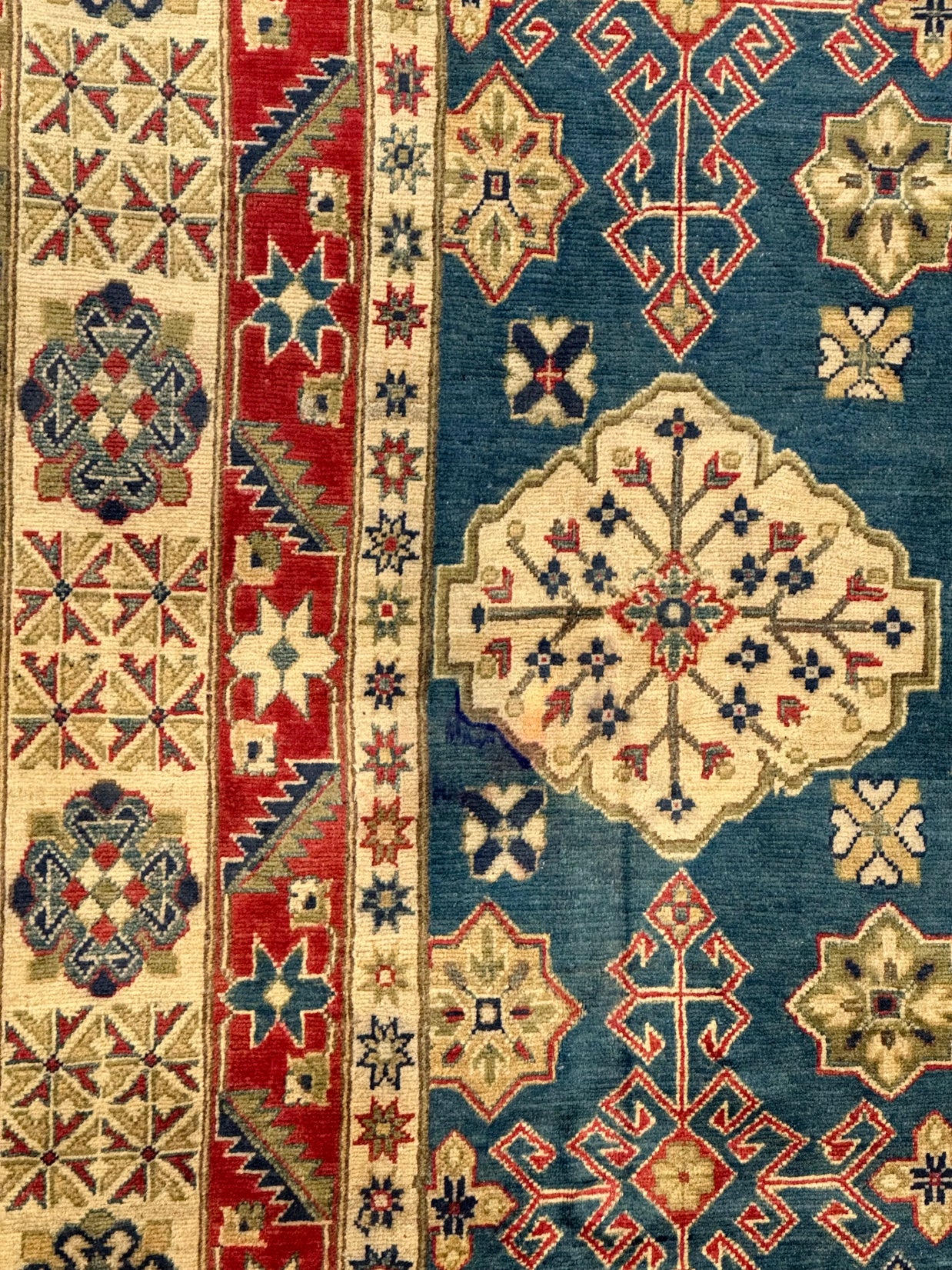 Tribal Kazak Pure wool pile hand knotted 300x245cm