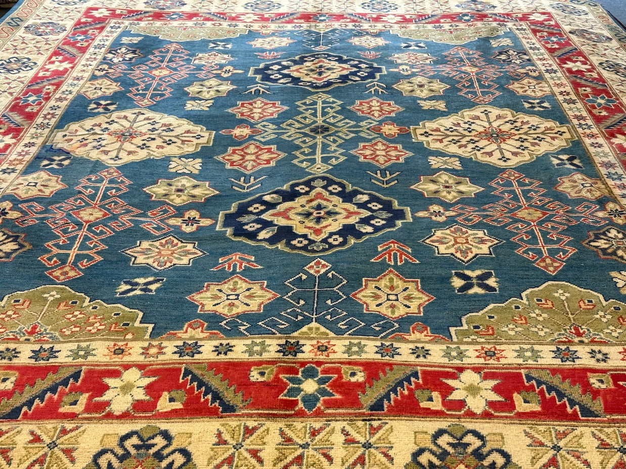 Tribal Kazak Pure wool pile hand knotted 300x245cm
