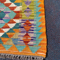 Chobi Kilim Rug - 82 cm x 62 cm
