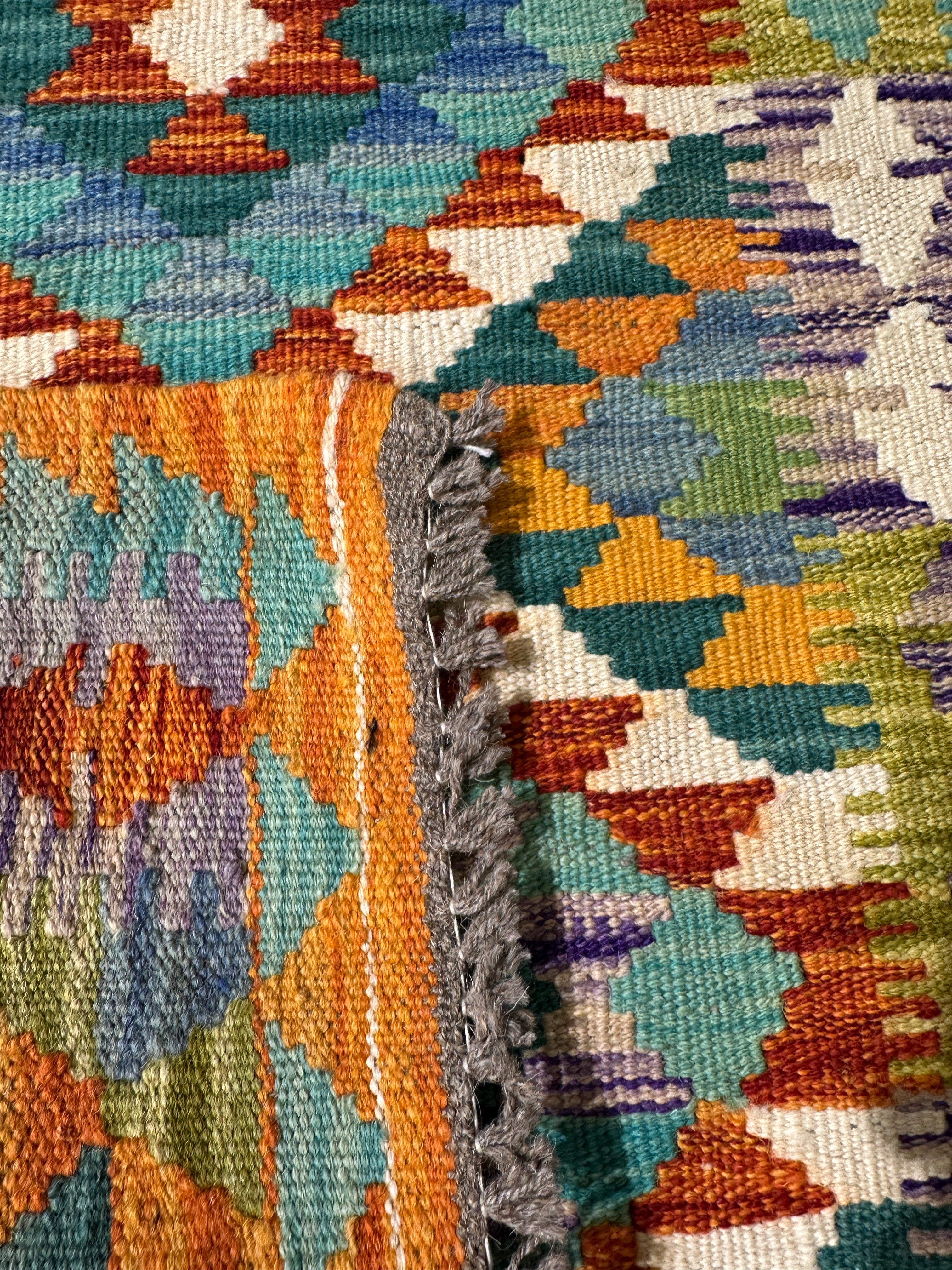 Chobi Kilim Rug - 82 cm x 62 cm