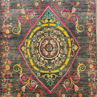 Stunning Afghan Hand knotted Chob Rang pure wool pile 330x242cm