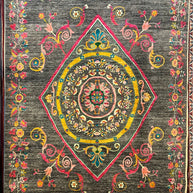 Stunning Afghan Hand knotted Chob Rang pure wool pile 330x242cm