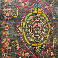 Stunning Afghan Hand knotted Chob Rang pure wool pile 330x242cm